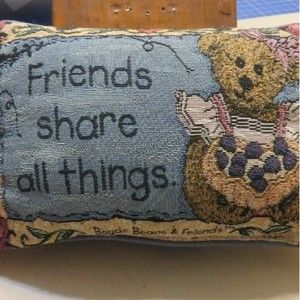 Vintage Boyds Bears & Friends Pillow